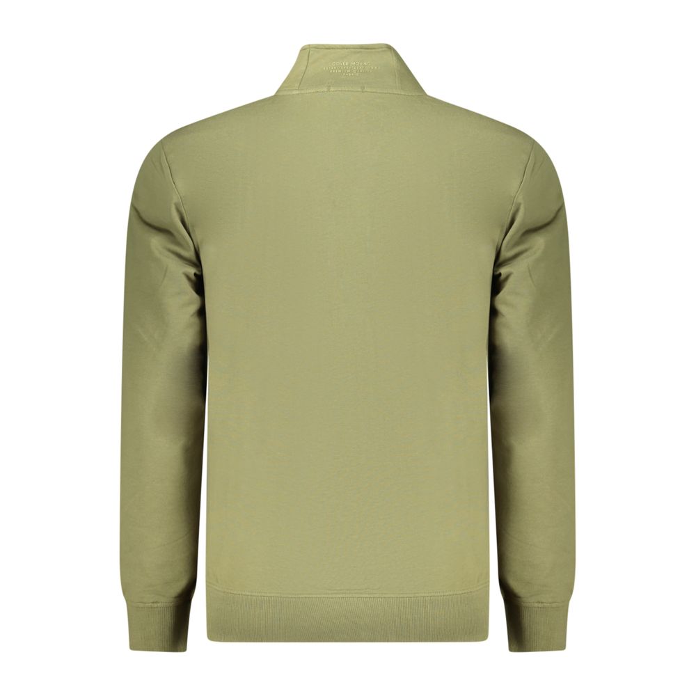 Sweatshirt by Coveri Moving for men in cotton green features an magnificent silhouette, showcasing a sophisticated and detail for a truly magnificent finish.