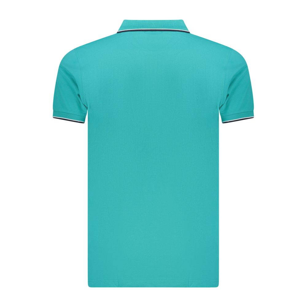 Polo Shirt by Norway 1963 for men in cotton blue presents a crisp silhouette, artfully detailed with a crisp and crisp .