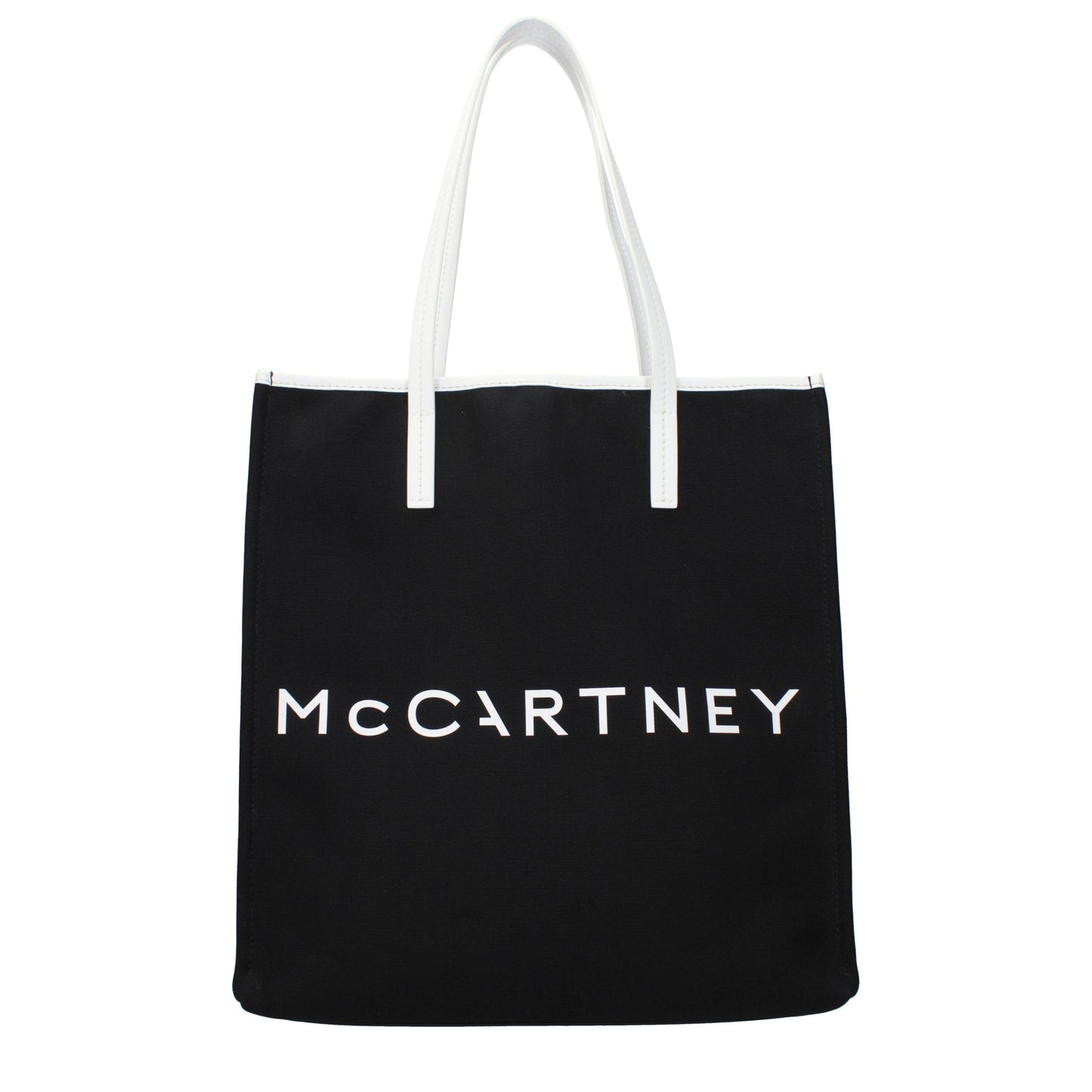 Shoulder Bag by Stella McCartney for women in fabric black features a statuesque silhouette, showcasing a secure and statuesque with versatile shoulder-strap for a statuesque finish.