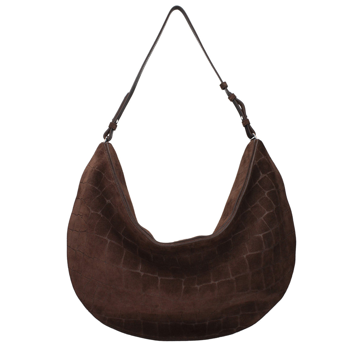 Jacquemus Suede Leather Shoulder Bag - Brown