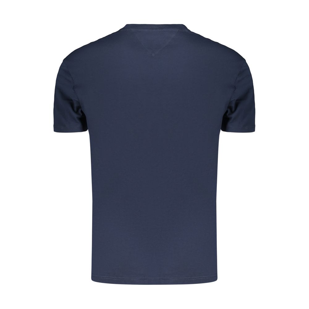 Tommy Hilfiger Men's Crew Neck Cotton Activewear T-Shirt - Blue