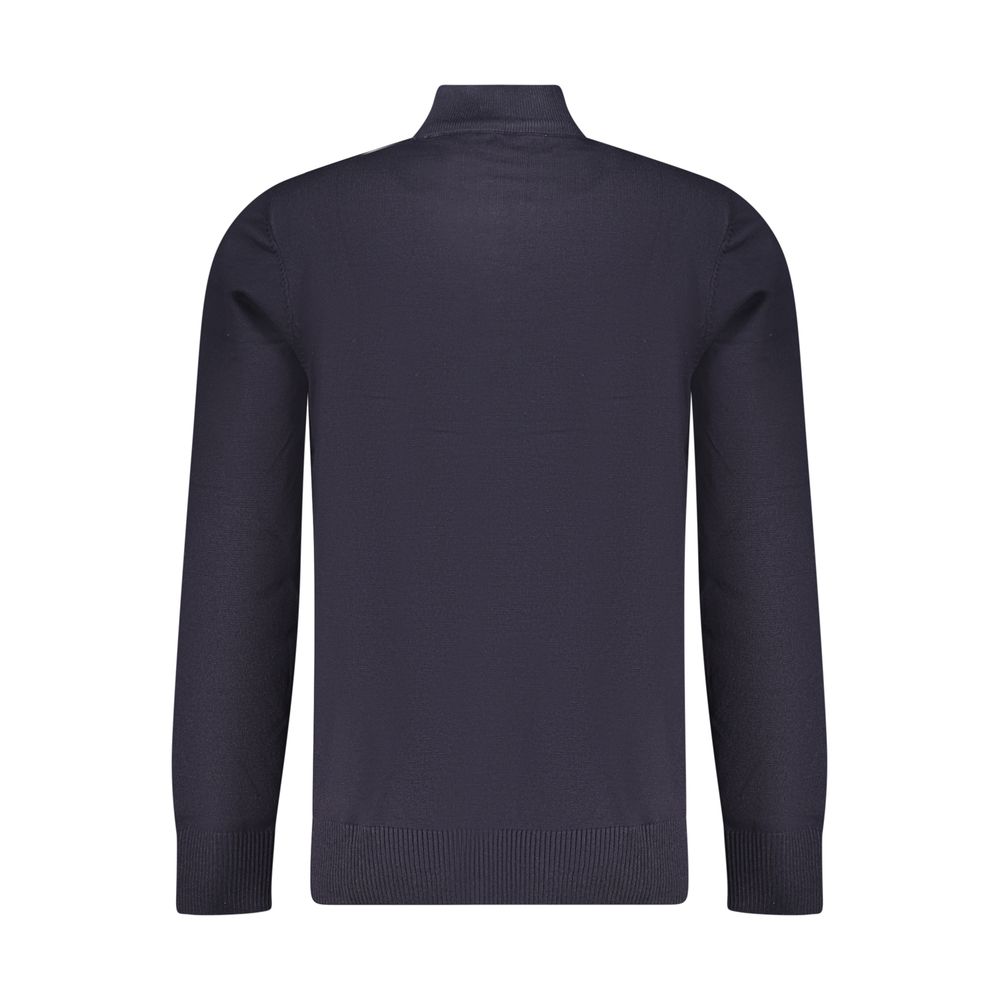 Sweatshirt by Coveri Moving for men in nylon & viscose blue features an exquisite silhouette, showcasing and details for a exquisite look.