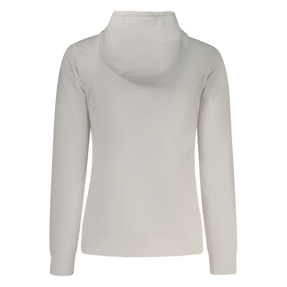 Hooded Sweatshirt Hoodie by Norway 1963 for women in cotton white features an luminous silhouette, showcasing a sophisticated hooded neckline and for a truly luminous look.