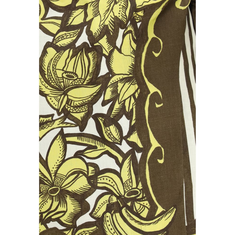 Skirt by Alemais for women in hemp multicolor features a captivating silhouette, showcasing the captivating Women's Wrap Hemp Short Mini Skirt design with a sophisticated short mini for a captivating look.