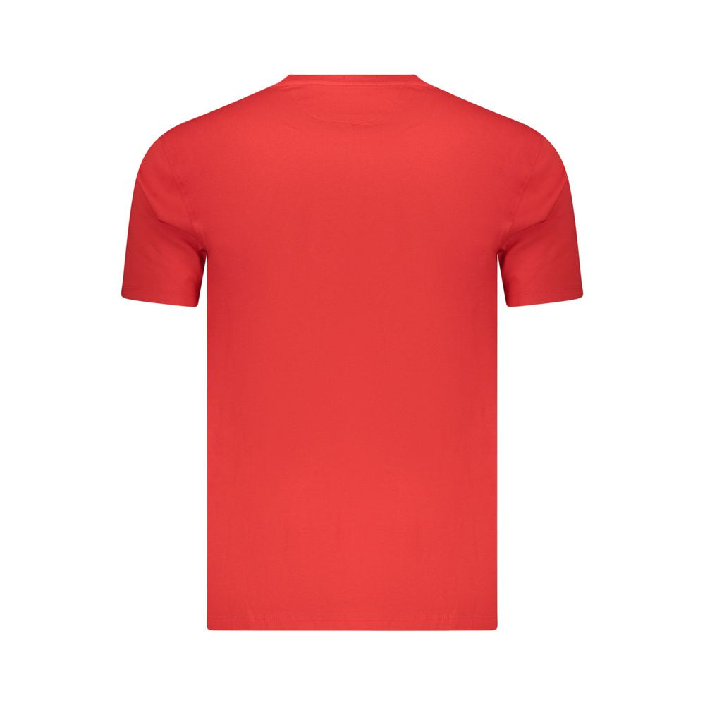 T-Shirt by Marina Militare for men in stretch cotton red features an edgy silhouette, meticulously detailed with a sophisticated and crew neckline for a truly edgy finish.