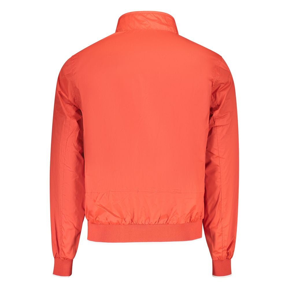 Bomber Jacket by North Sails for men in polyester red presents a effortlessly chic silhouette, showcasing a sophisticated and premium pockets for a truly effortlessly chic finish.