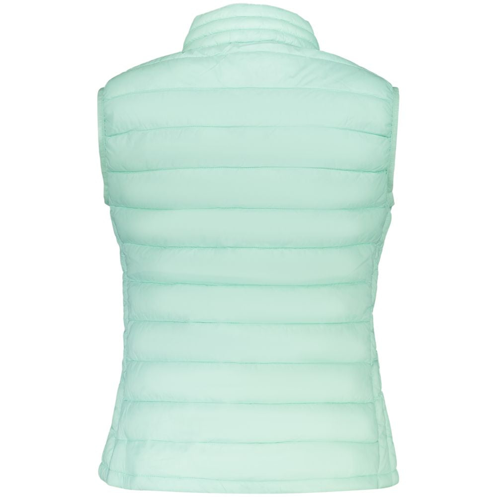 Vest by North Sails for women in polyester green features a stylish silhouette, showcasing distinct pockets and a refined for a truly stylish finish.