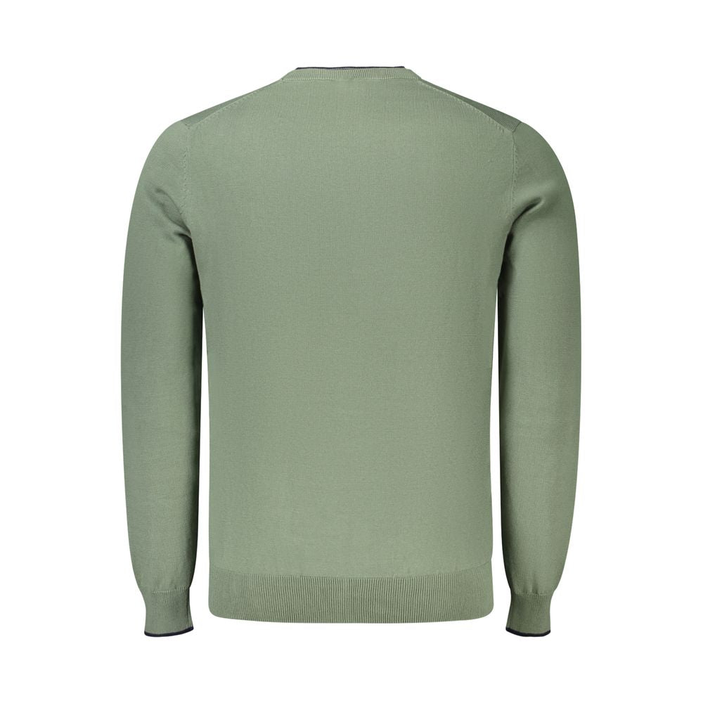 Sweatshirt by North Sails for men in cotton green & signature features a unrivaled silhouette with a refined and unrivaled detailing for a sophisticated look.