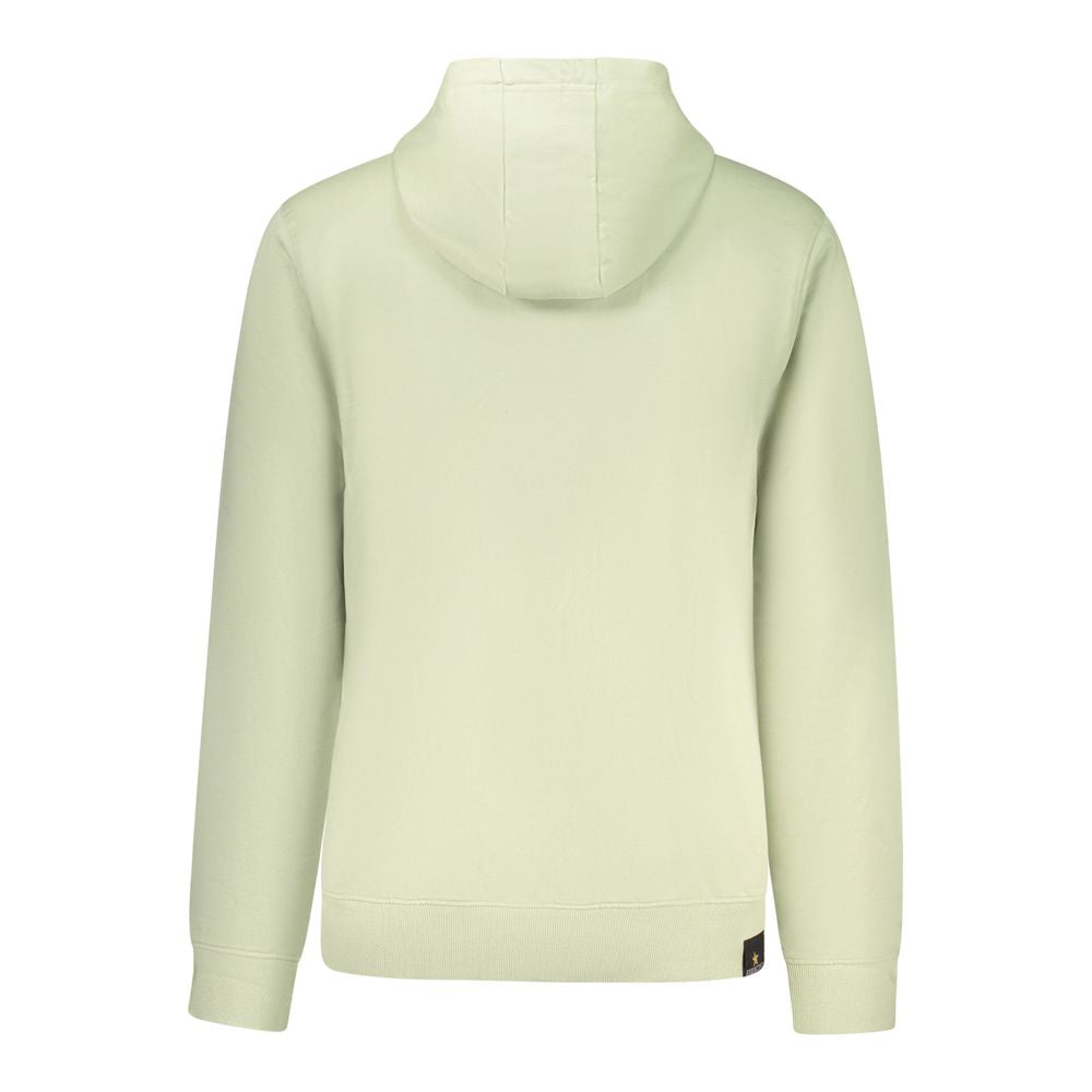 Hooded Sweatshirt Hoodie by Accademia Militare for men in cotton green features a slouchy chic silhouette, detailed with a slouchy chic and a signature for an elevated aesthetic.