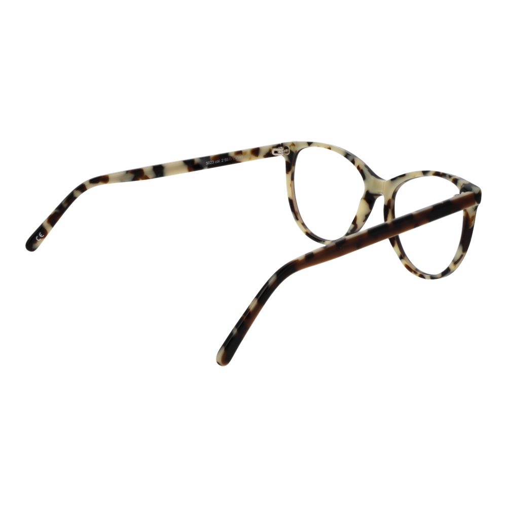 Eyeglasses Frames by Andy Wolf for women in acetate brown features an refined silhouette, showcasing a sophisticated brown coloured frame and refined full-frame frame design for a refined look.