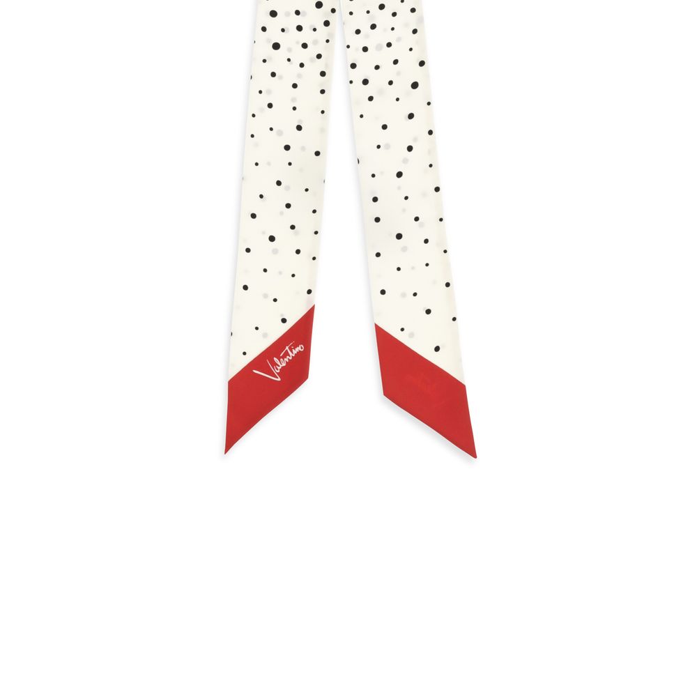 Valentino Garavani Silk Twill Scarf - Beige Print