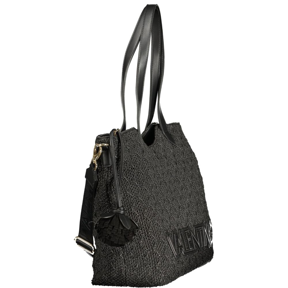 Mario Valentino Polyethylene Handbag - Black Print