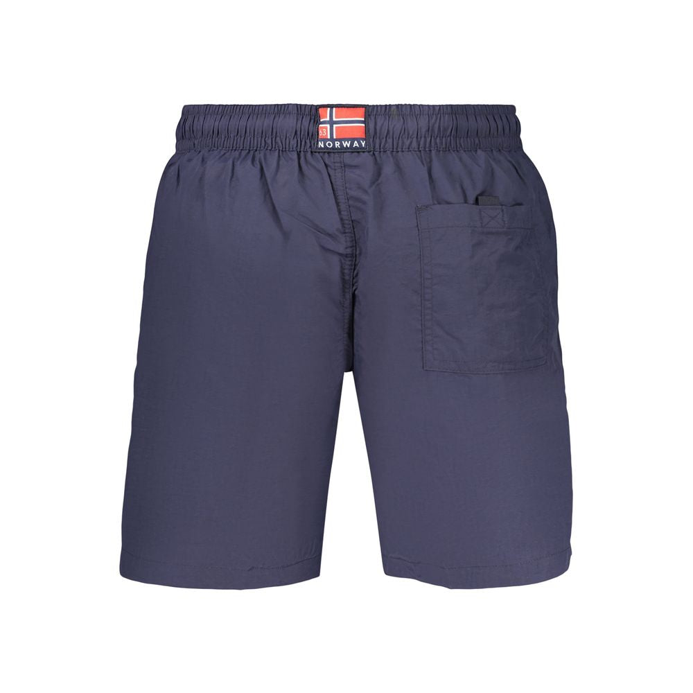 Swim Shorts by Norway 1963 for men in polyamide blue features an glamourous silhouette from the Men's Polyamide Swim Shorts collection, highlighting a refined fit and glamourous cut for a premium poolside look.