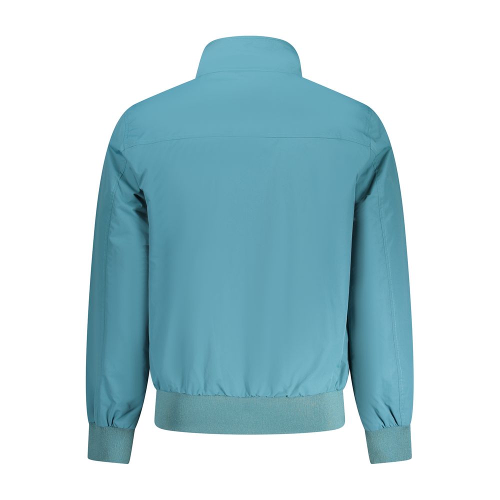 Bomber Jacket by North Sails for men in polyamide green & signature features a dramatic silhouette, showcasing a sophisticated and distinctive pockets for a dramatic aesthetic.