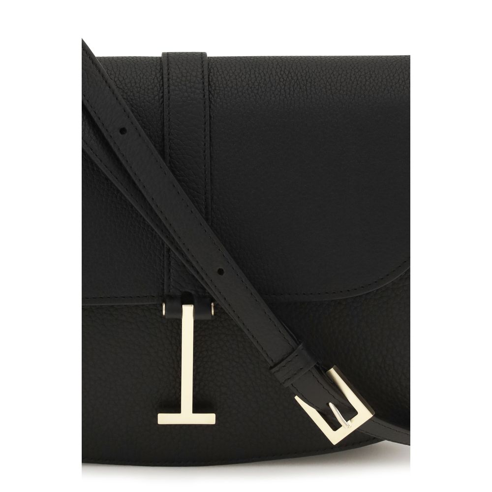 Small Crossbody Flap Shoulder Bag by Tom Ford for women in bos taurus calf grained leather black, signature-print & print features a effortless chic silhouette with a secure flap & magnetic, ample , and versatile crossbody-strap, shoulder-strap & adjustable-strap for a effortless chic finish.