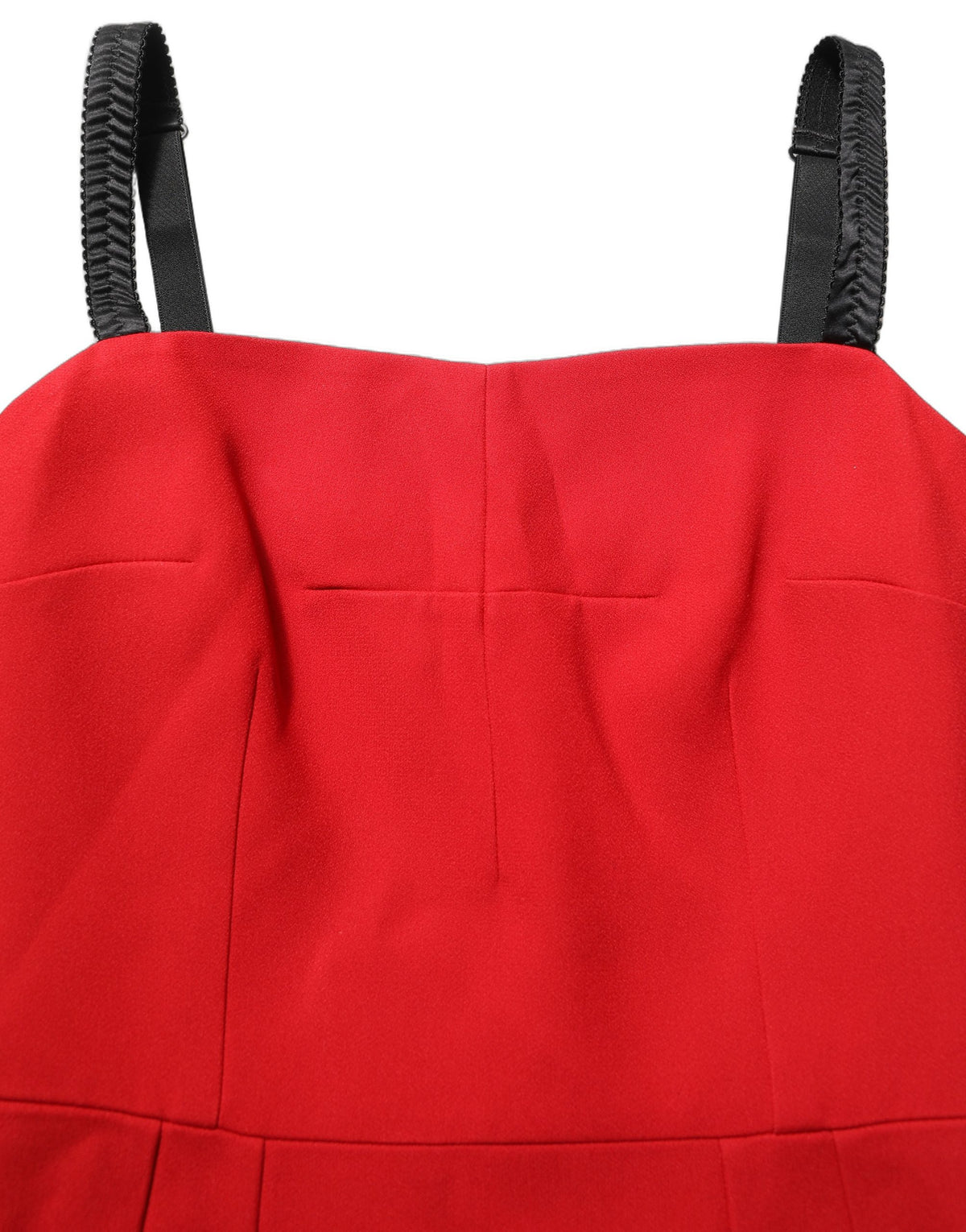 Dolce & Gabbana Women's Sheath Bodycon Cocktail Polyester Viscose & Acetate Knee Dress - Red