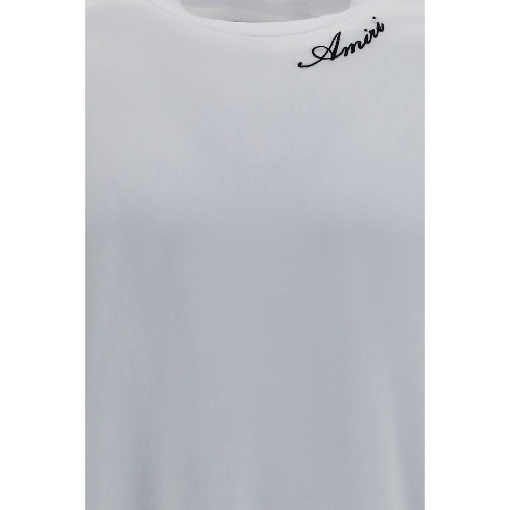 T-Shirt by Amiri for men in modal & cotton black & white features an on trend silhouette, perfectly showcasing a on trend and for an elevated aesthetic.