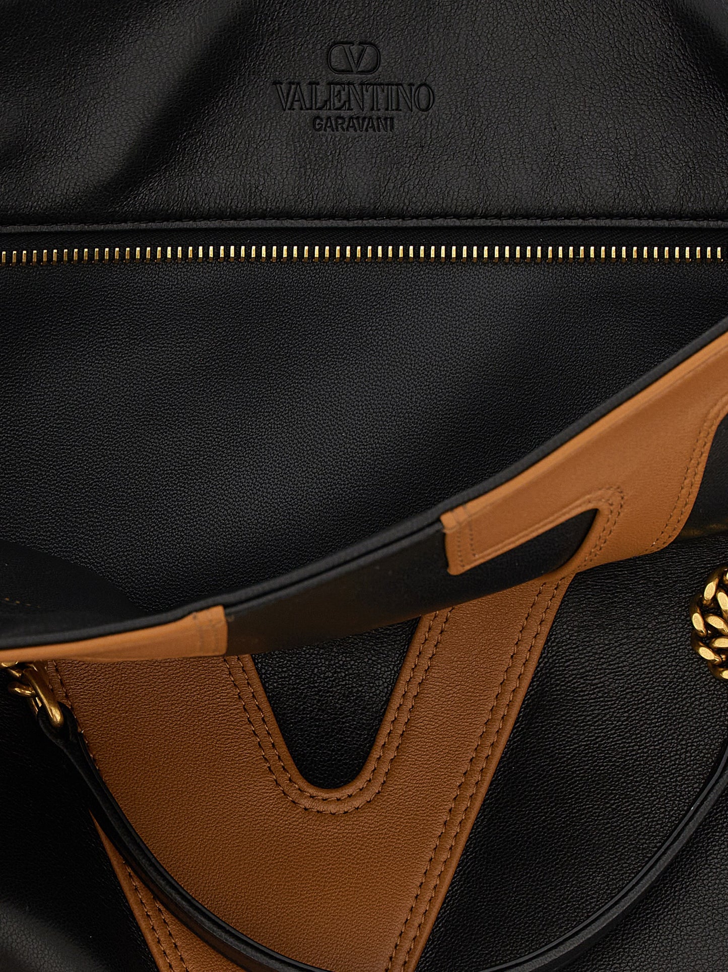 Shopper Tote Bag by Valentino Garavani for unisex in polyester brown & signature features an jet-set-ready silhouette, showcasing the Viva Superstar V Logo Polyester Shopper Tote Bag design with a secure zipper, ample , and versatile handle.