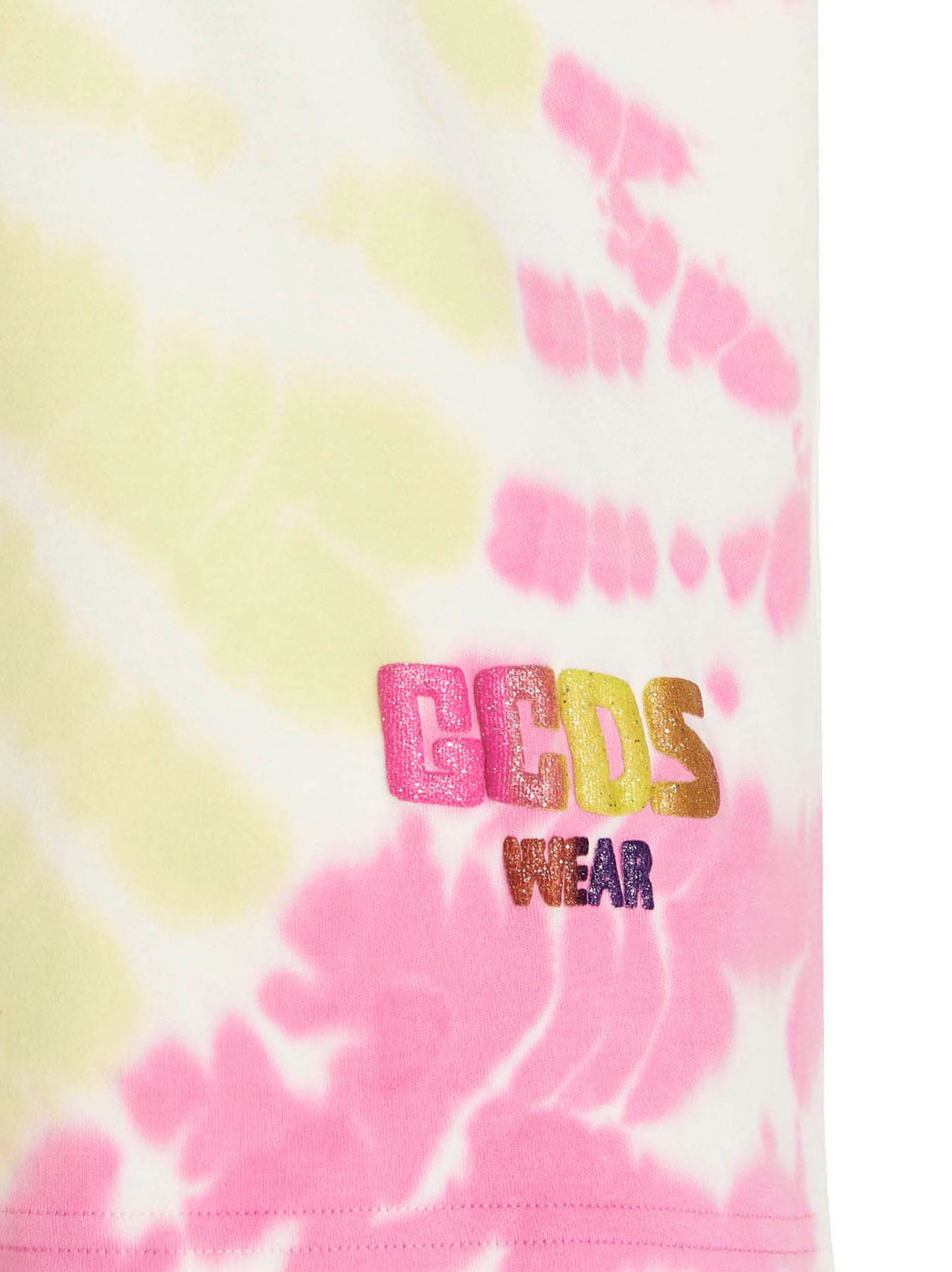 T-Shirt by GCDS for men in cotton multicolor, tie-dye & print features a plush silhouette, showcasing a sophisticated and for a truly plush finish.