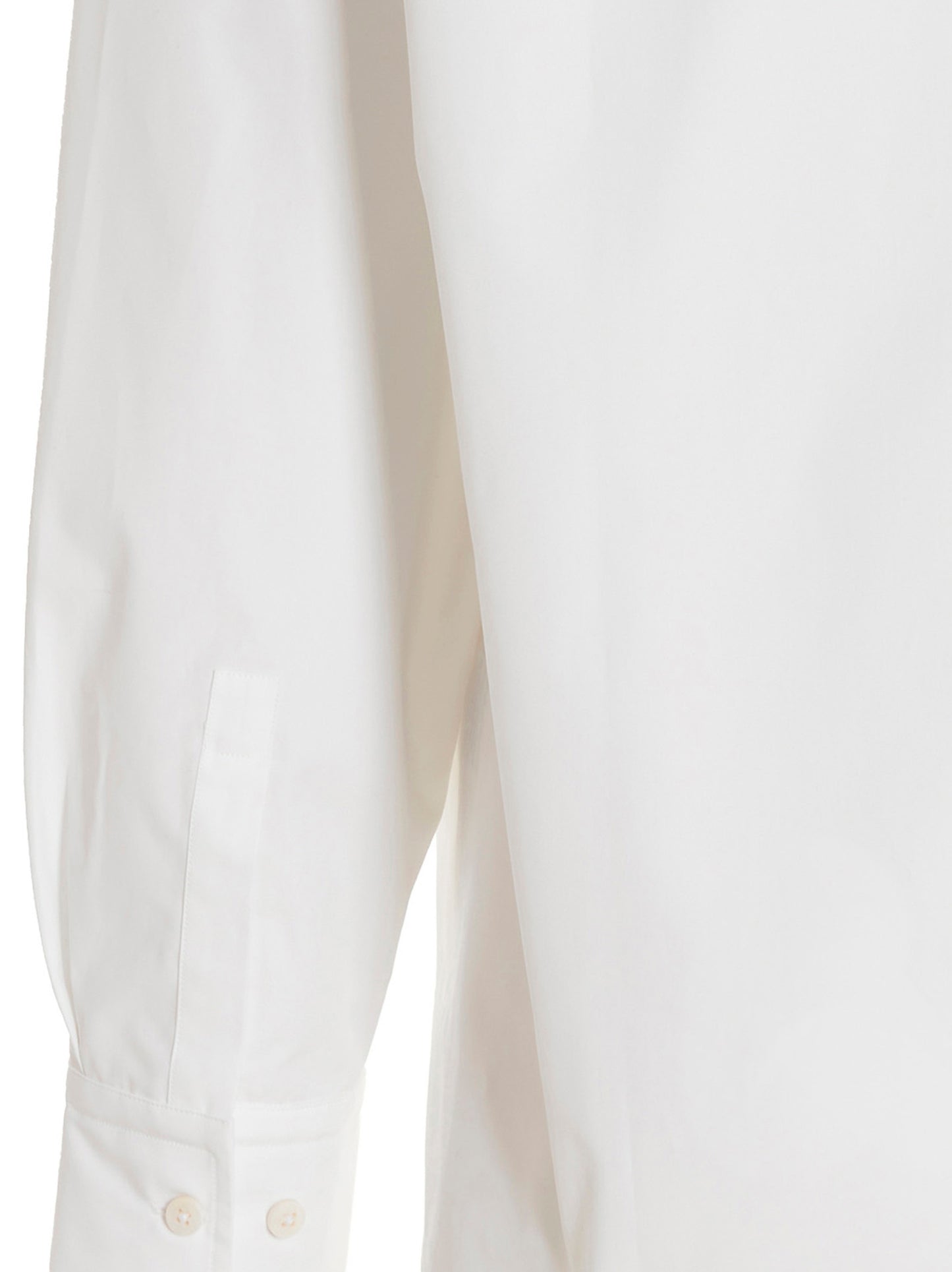 Shirt by VTMNTS for men in cotton white & print, featuring a nuanced and nuanced for a sophisticated finish.