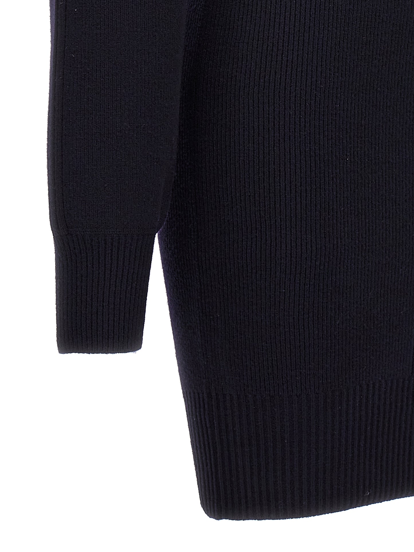 Skirt by Stella McCartney for women in polyamide wool blue features an relaxed-yet-refined silhouette that elegantly showcases the Women's Polyamide Wool Midi Skirt design and sophisticated midi.