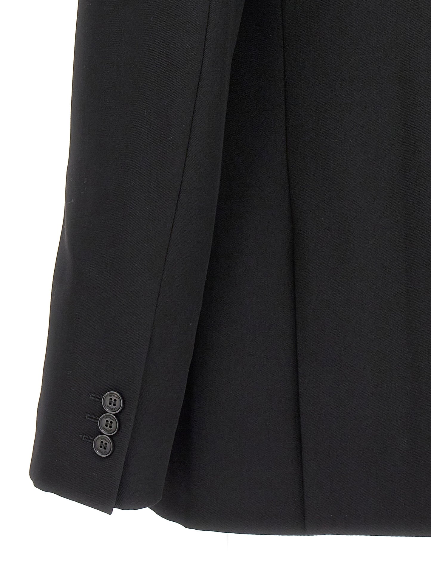Blazer by Off-White for men in virgin wool black & white features an sartorial silhouette, showcasing a sophisticated and sartorial for a truly sartorial finish.