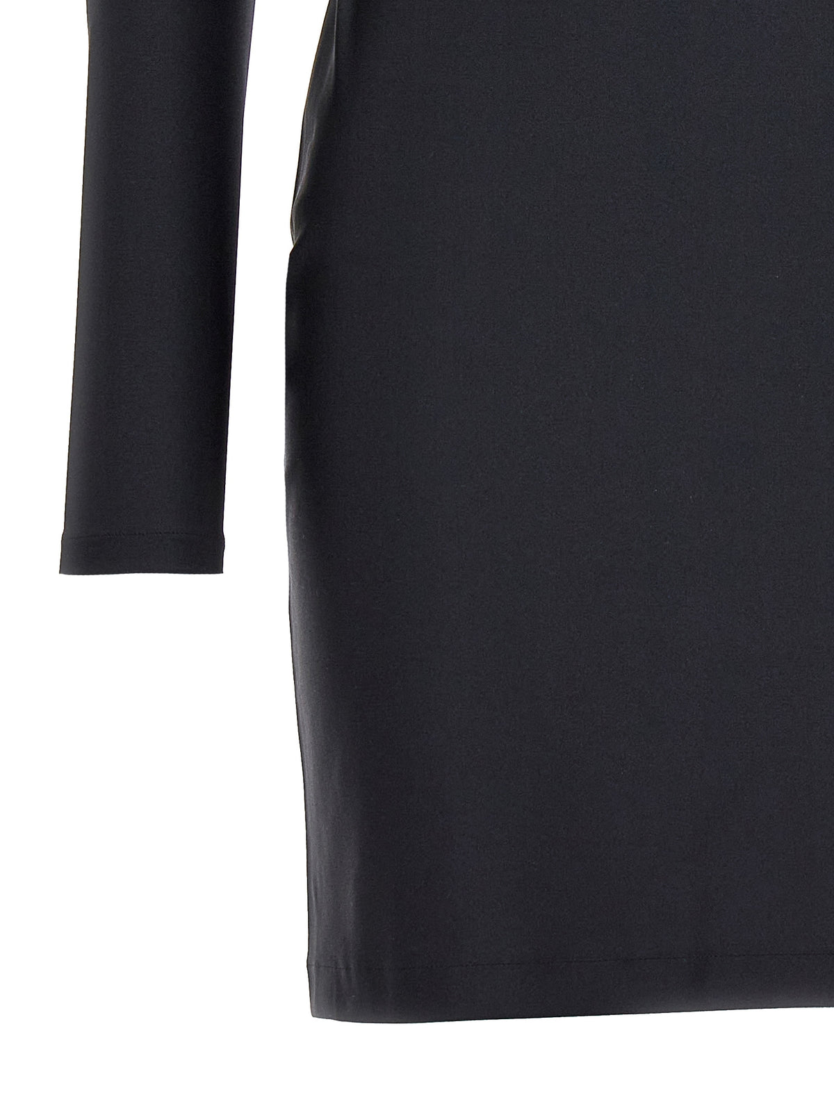 Coperni Women's Long-Sleeve Stretch Polyamide Short Mini Dress - Black