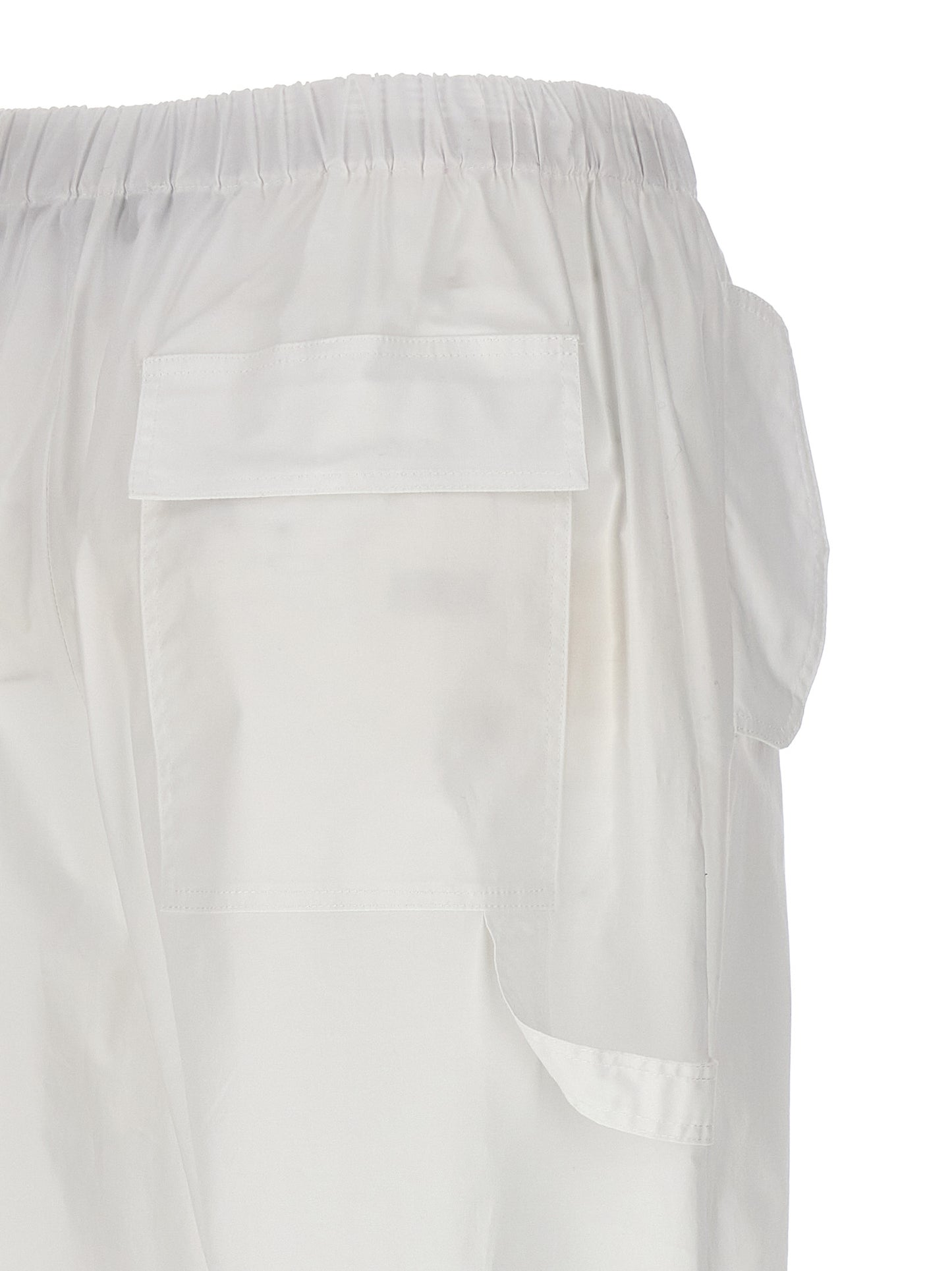 Cargo Pants by NUDE for women in stretch cotton nude & white features an tailored with a and long, creating a tailored utilitarian silhouette.