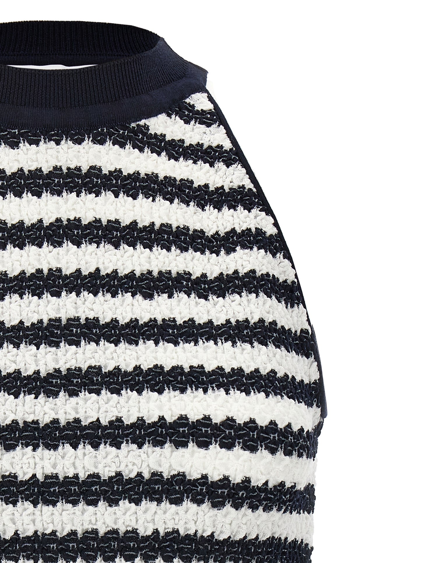 T-Shirt by ANTONINO VALENTI for women in stretch polyamide cotton multicolor & striped features an on trend silhouette, perfectly showcasing a on trend and for an elevated aesthetic.