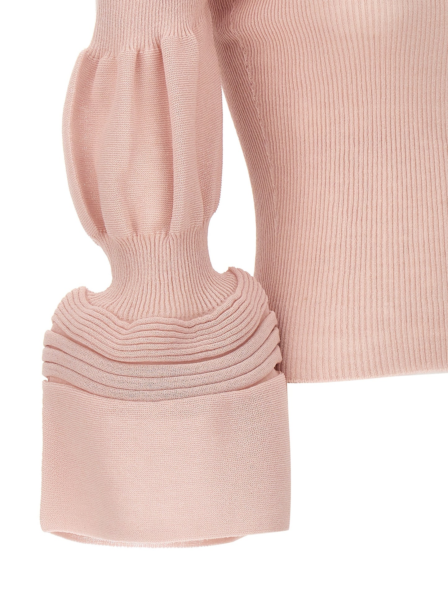 Sweatshirt by Issey Miyake for women in ramie & polyester multicolor & pink features a unrivaled silhouette with a refined and unrivaled detailing for a sophisticated look.