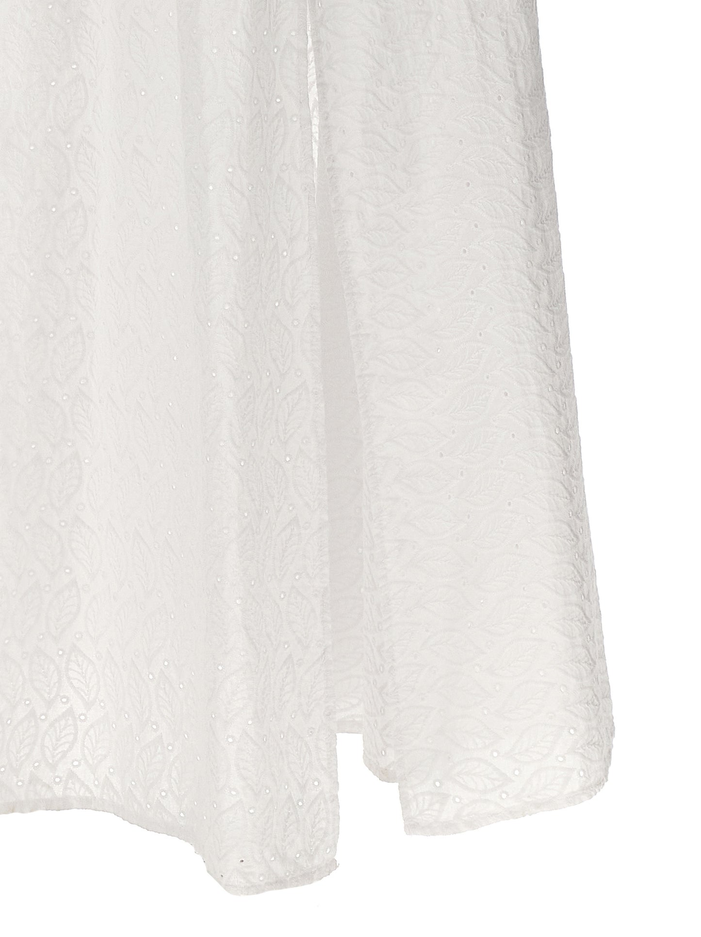 Dress by LE TWINS for women in cotton white features an sultry silhouette defined by a and , falling to an sultry long for a sultry look.