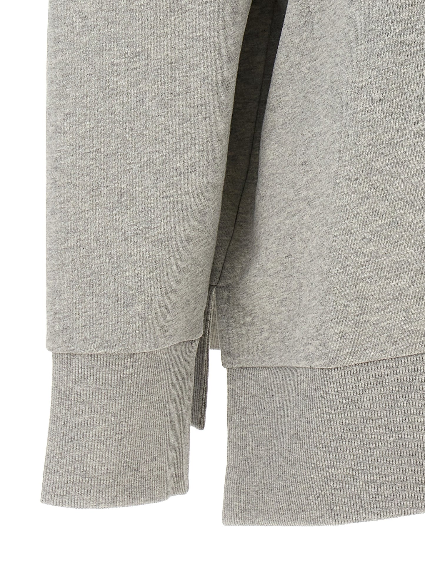 Activewear Sweatshirt by Stella McCartney for women in cotton gray showcases a versatile silhouette, artfully detailed with a versatile and for a versatile finish with .