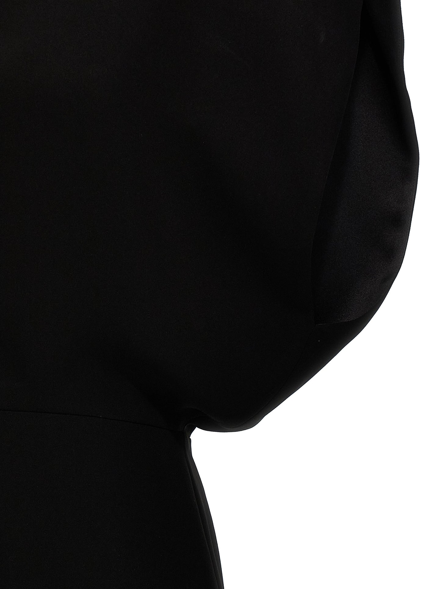 Dress by Max Mara for women in polyester black features an eye catching silhouette with a sophisticated , elegant , and a refined short for a eye catching aesthetic.