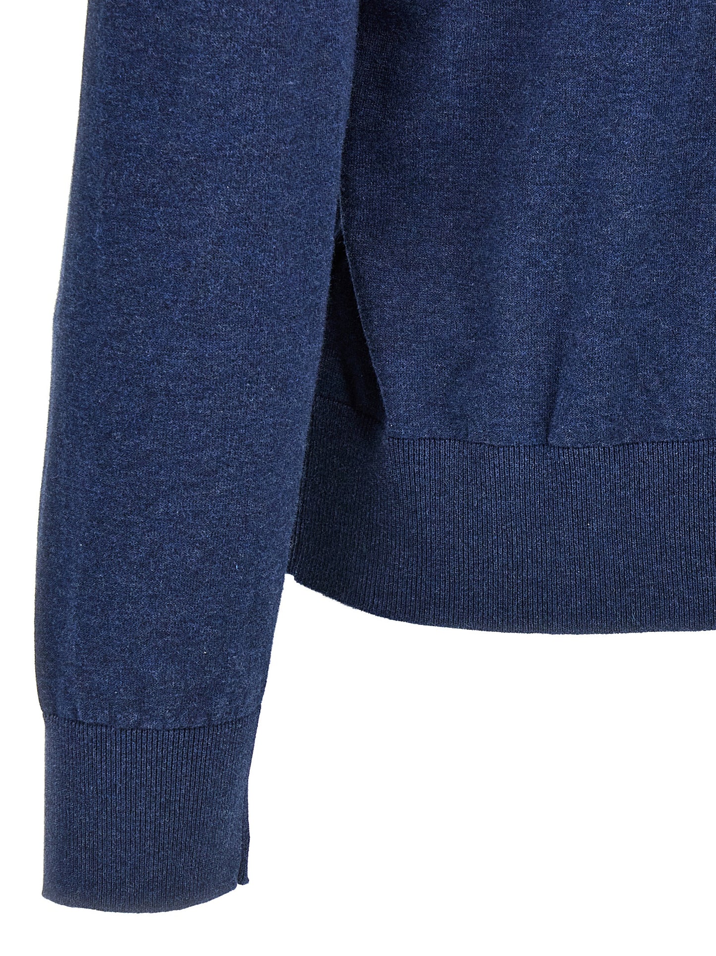 Cardigan by Dsquared² for men in cotton blue showcases a captivating silhouette, artfully detailed with a captivating and for a truly sophisticated captivating look.