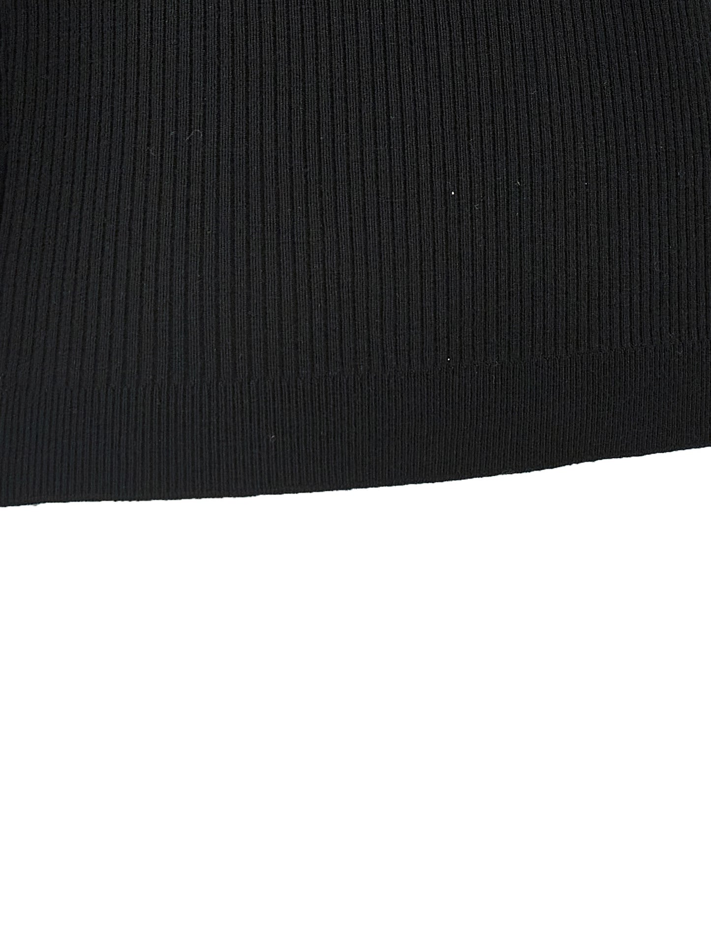 T-Shirt by Alessandra Rich for women in cashmere black showcases a chic silhouette, artfully detailed with a chic and for a chic finish.