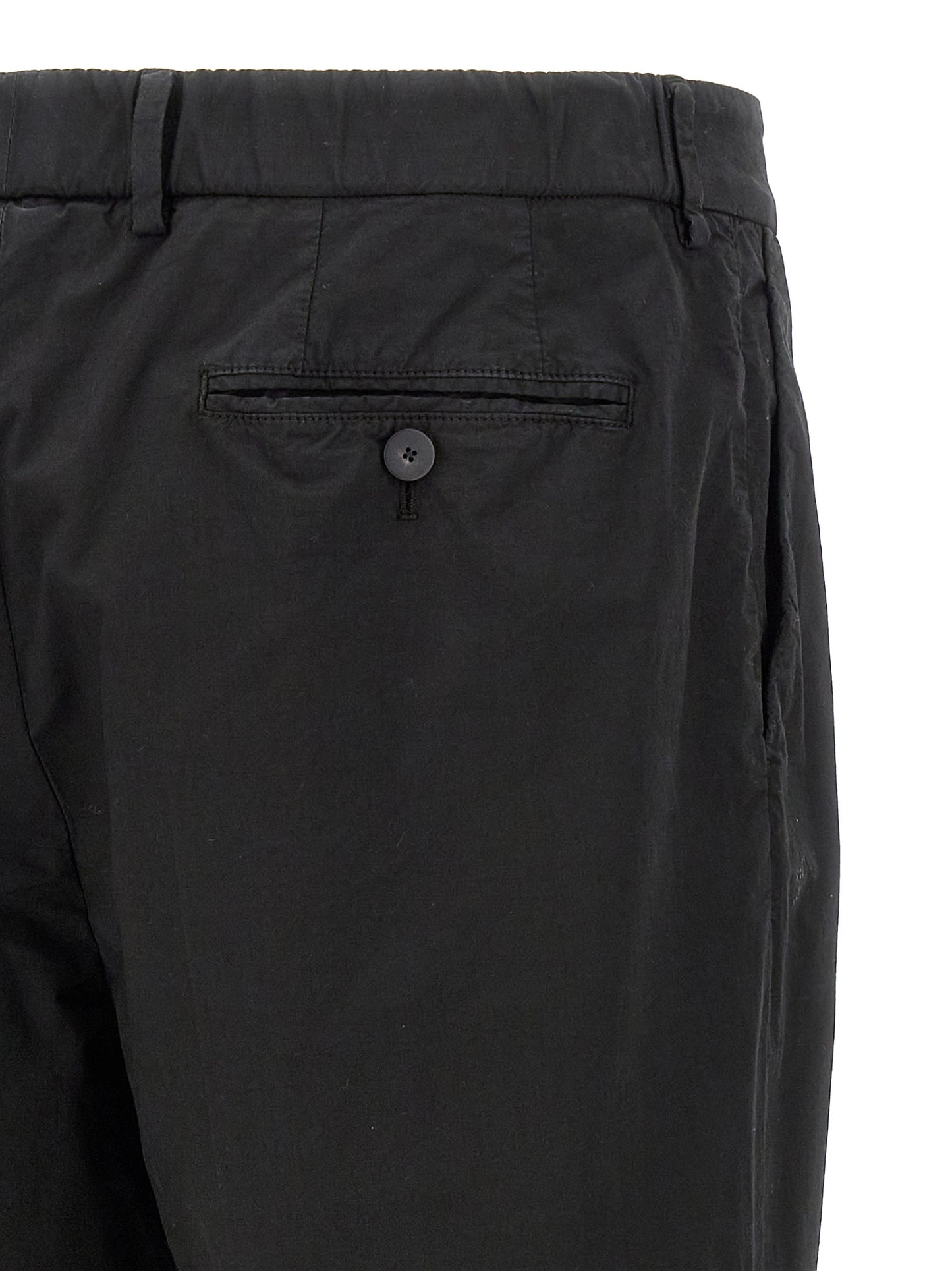 CELLAR DOOR Men's Straight Leg Stretch Cotton Casual Pants - Black