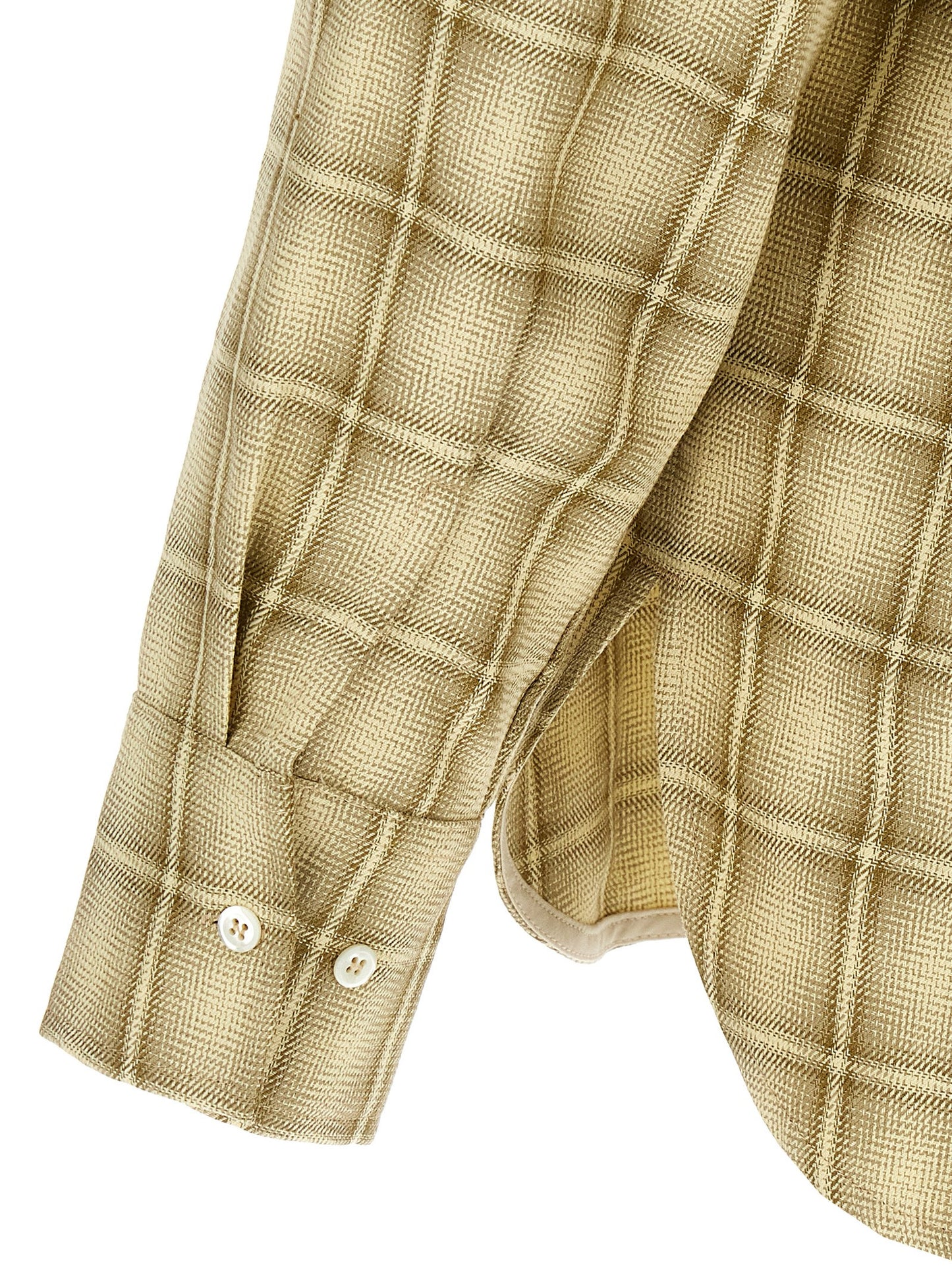 Shirt by SÉFR for men in linen cotton twill multicolor & print features an polished silhouette, showcasing a sophisticated and detail for a truly polished finish.