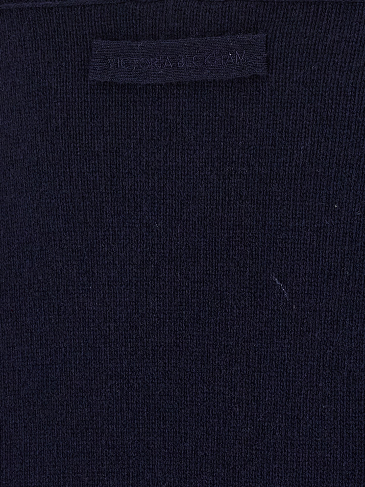 Cardigan by Victoria Beckham for women in cashmere blue features a dramatic silhouette, showcasing a sophisticated v-neck neckline and dramatic detail for a timeless, premium look.