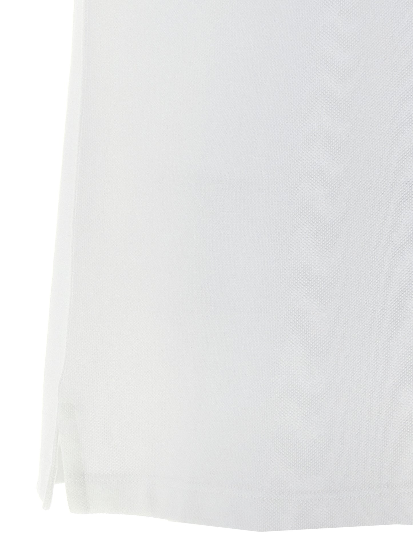Polo Shirt by Alexander McQueen for men in cotton bicolour, black & white showcases a sharp silhouette, detailed with a refined and sharp for a sophisticated finish.