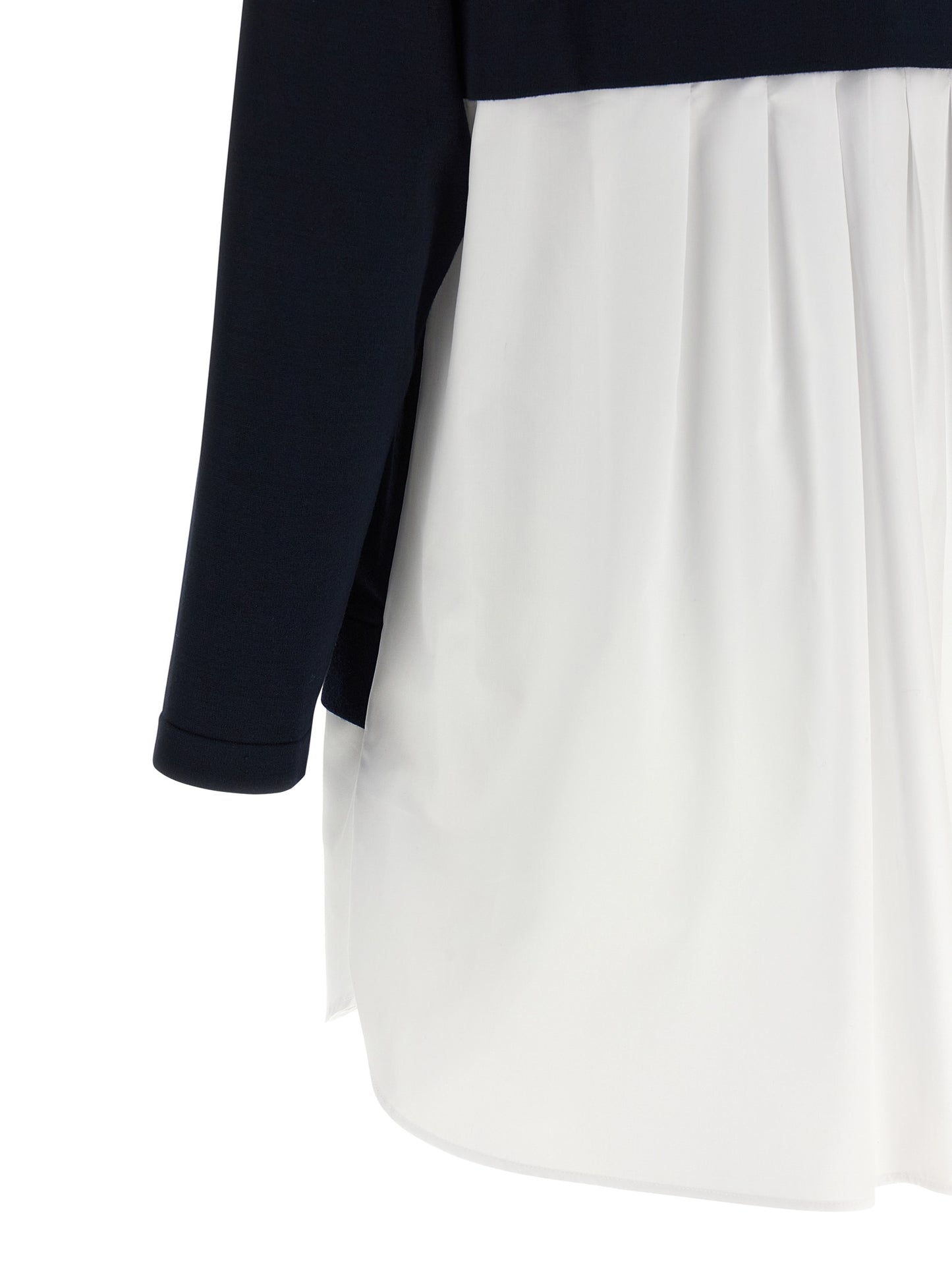 Dress by Elisabetta Franchi for women in viscose polyester cotton blue features an magnificent silhouette, artfully detailed with a magnificent and that flows into an magnificent short mini.