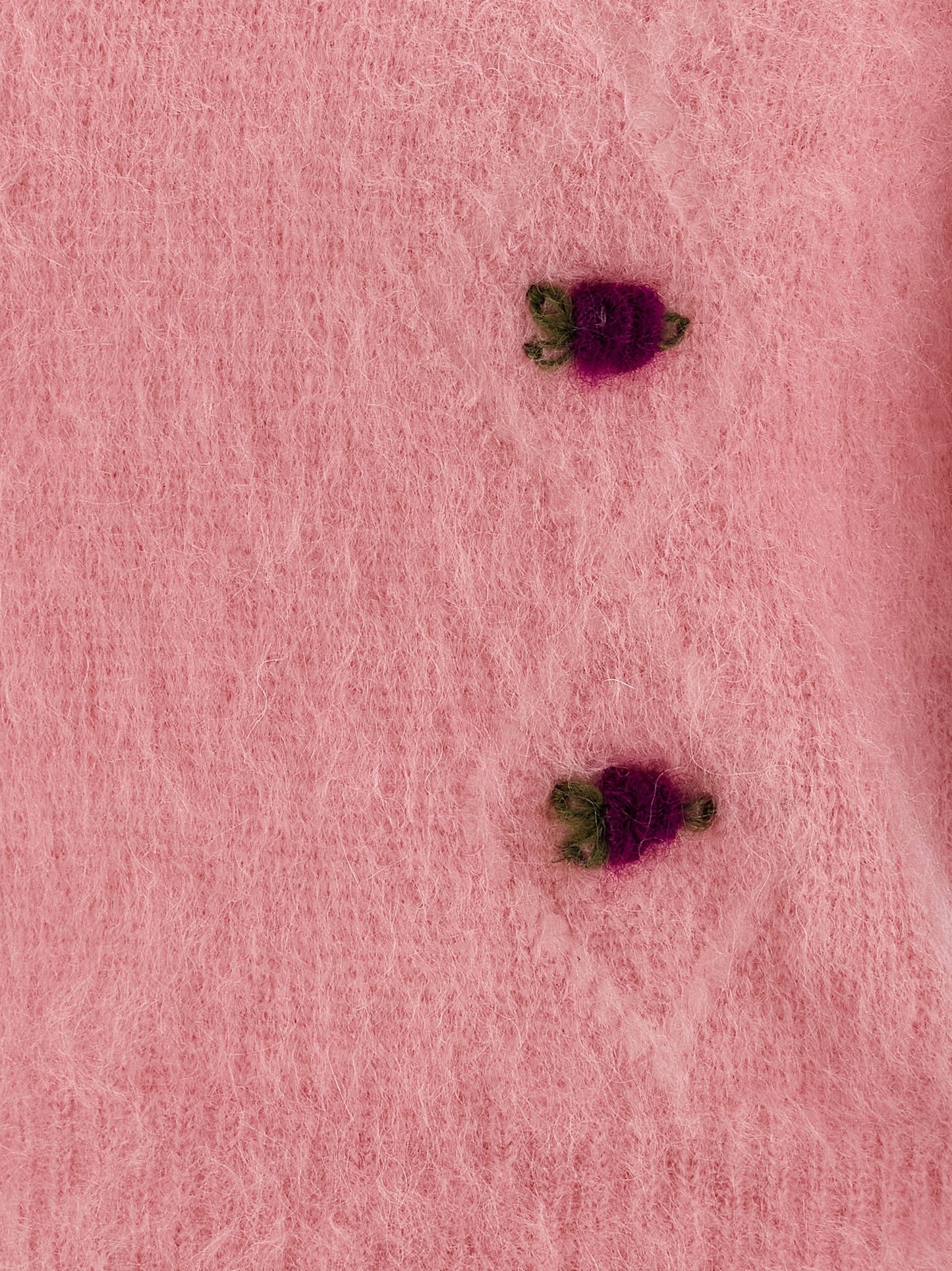 Cardigan by Alessandra Rich for women in mohair polyamide & alpaca wool multicolor & pink features a nuanced silhouette with a refined and nuanced detailing for a sophisticated look.
