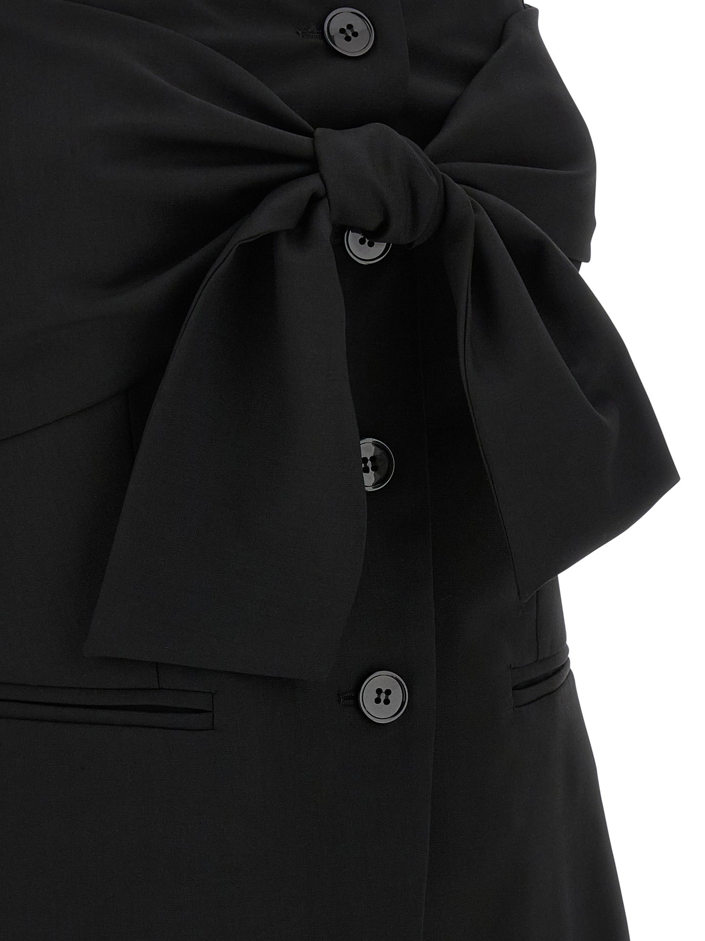 Tank Top by Max Mara for women in canvas & virgin wool black & patterned showcases a sublime silhouette, with and details for a sublime finish.