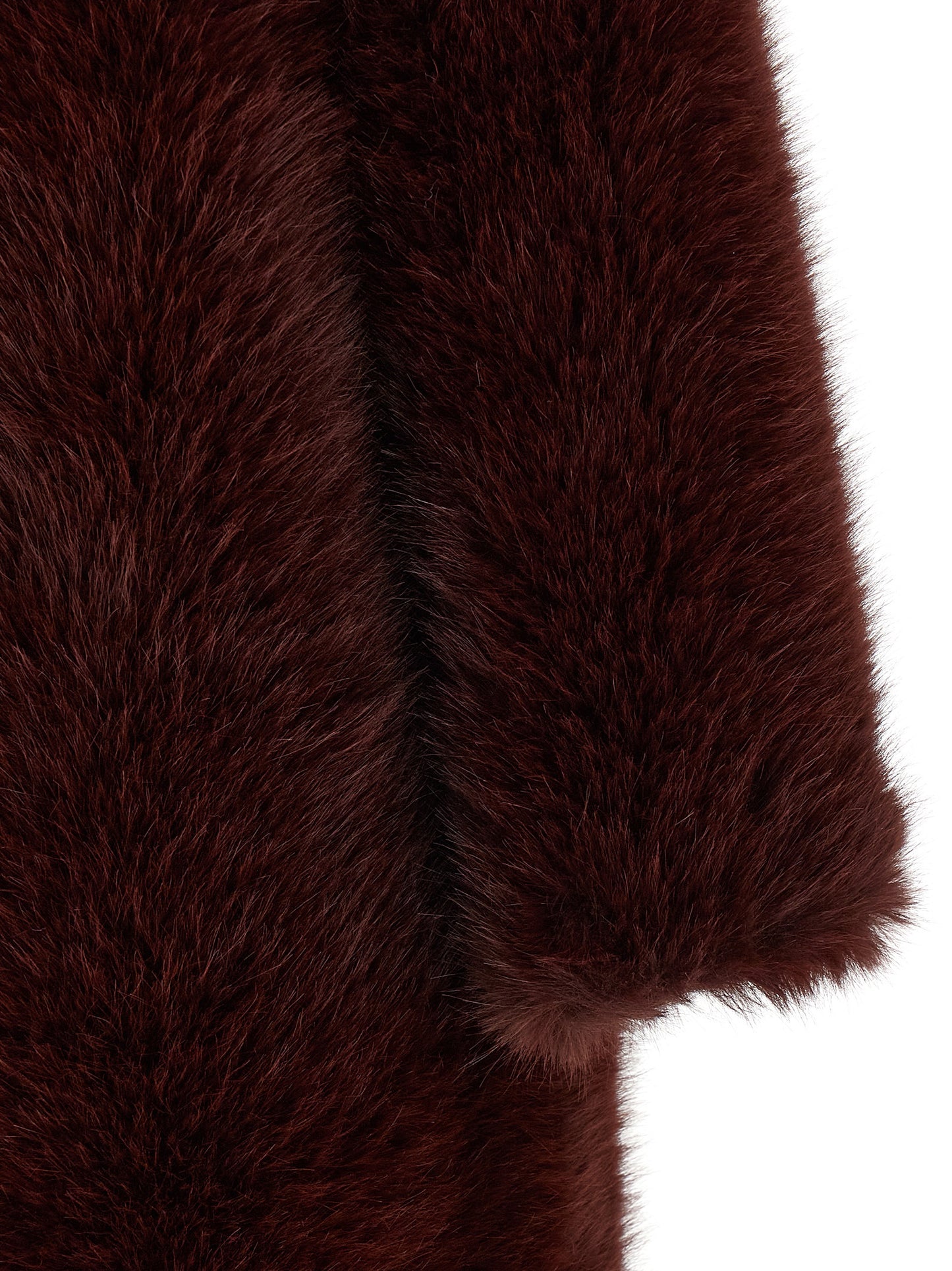 B&B COUTURE Bordeaux Polyester Coat