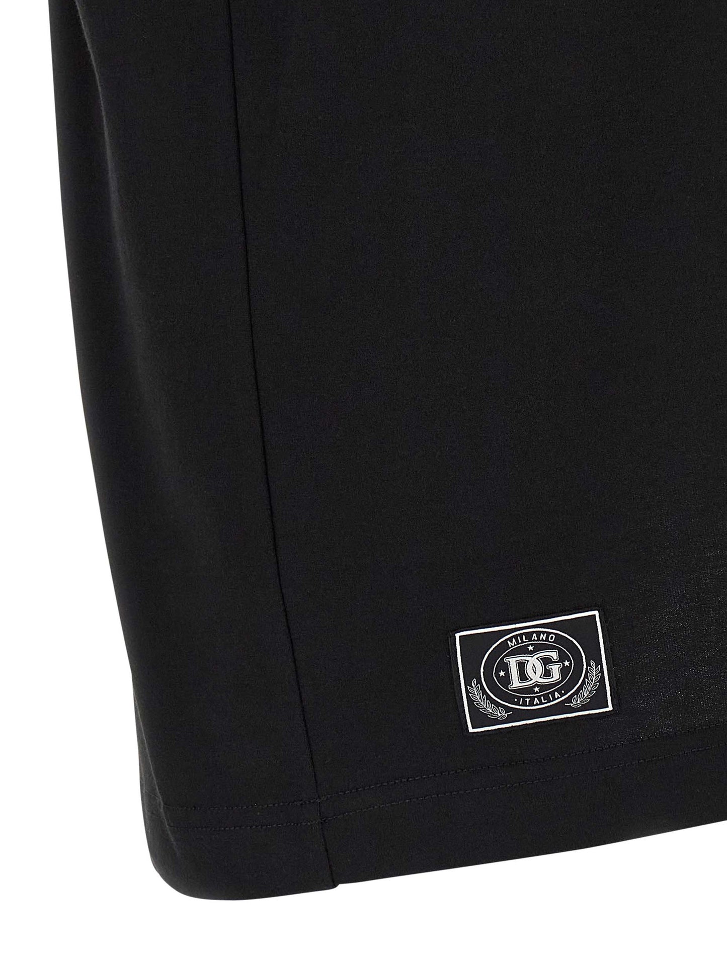 T-Shirt by Dolce & Gabbana for men in cotton bicolour, black & white showcases a chic silhouette, artfully detailed with a chic and for a chic finish.
