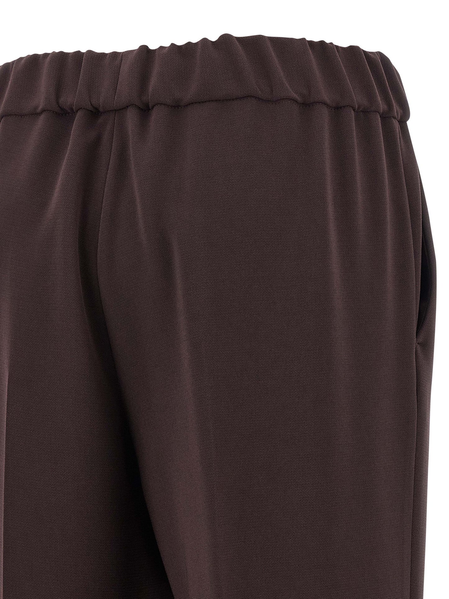 Casual Pants by Alberto Biani for women in polyester brown features an sophisticated and straight-leg with a precise long, creating a sophisticated and sophisticated silhouette.