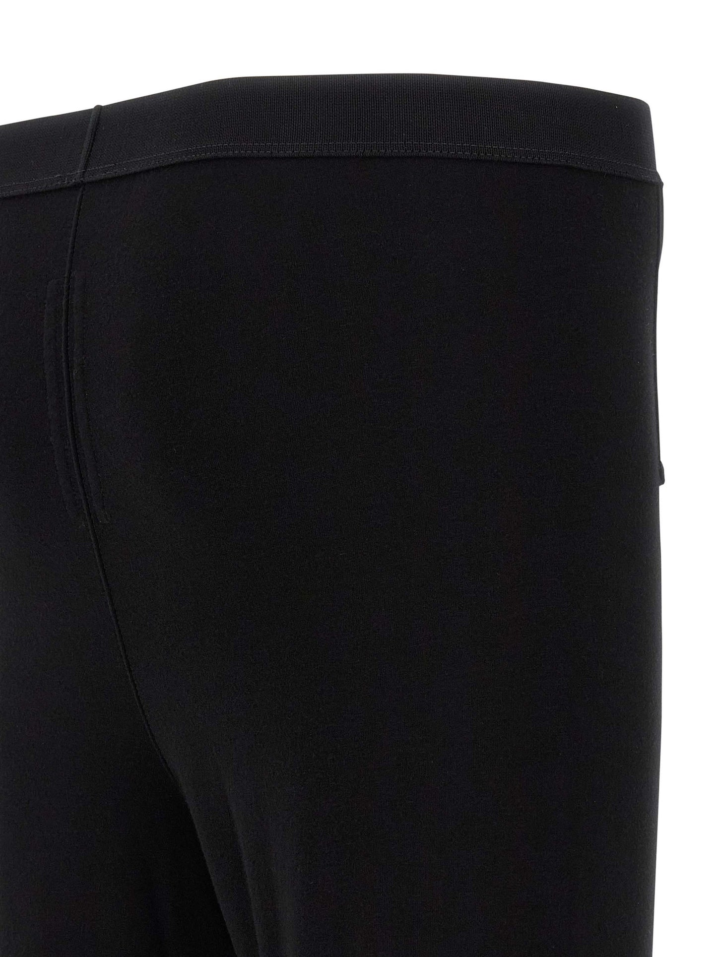 Activewear Leggings by Rick Owens for men in viscose nylon & alpaca wool black features a athletic leggings and with a long cut, showcasing technical for a athletic finish.