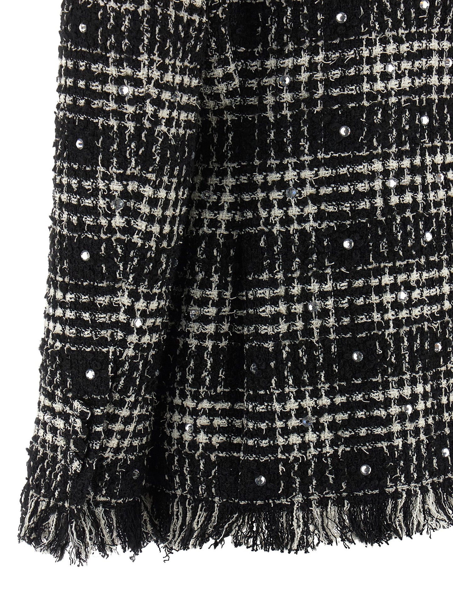 This Blazer by Giuseppe Di Morabito for women in acrylic poly cotton tweed bicolour, black & white presents a tailored silhouette, meticulously tailored with a tailored and distinctive for a tailored finish.