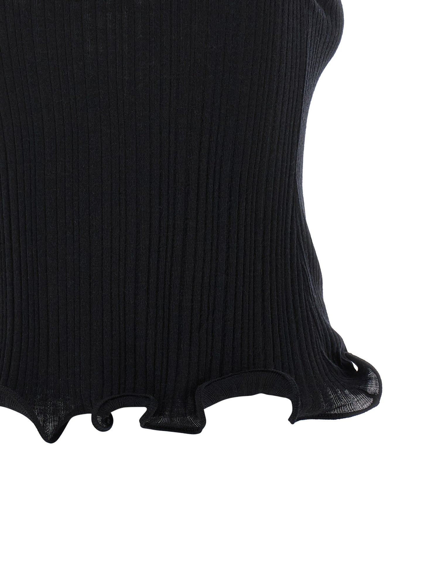 T-Shirt by Fendi for women in cotton polyester black showcases a dramatic silhouette, elegantly detailed with a dramatic and for a truly dramatic finish.