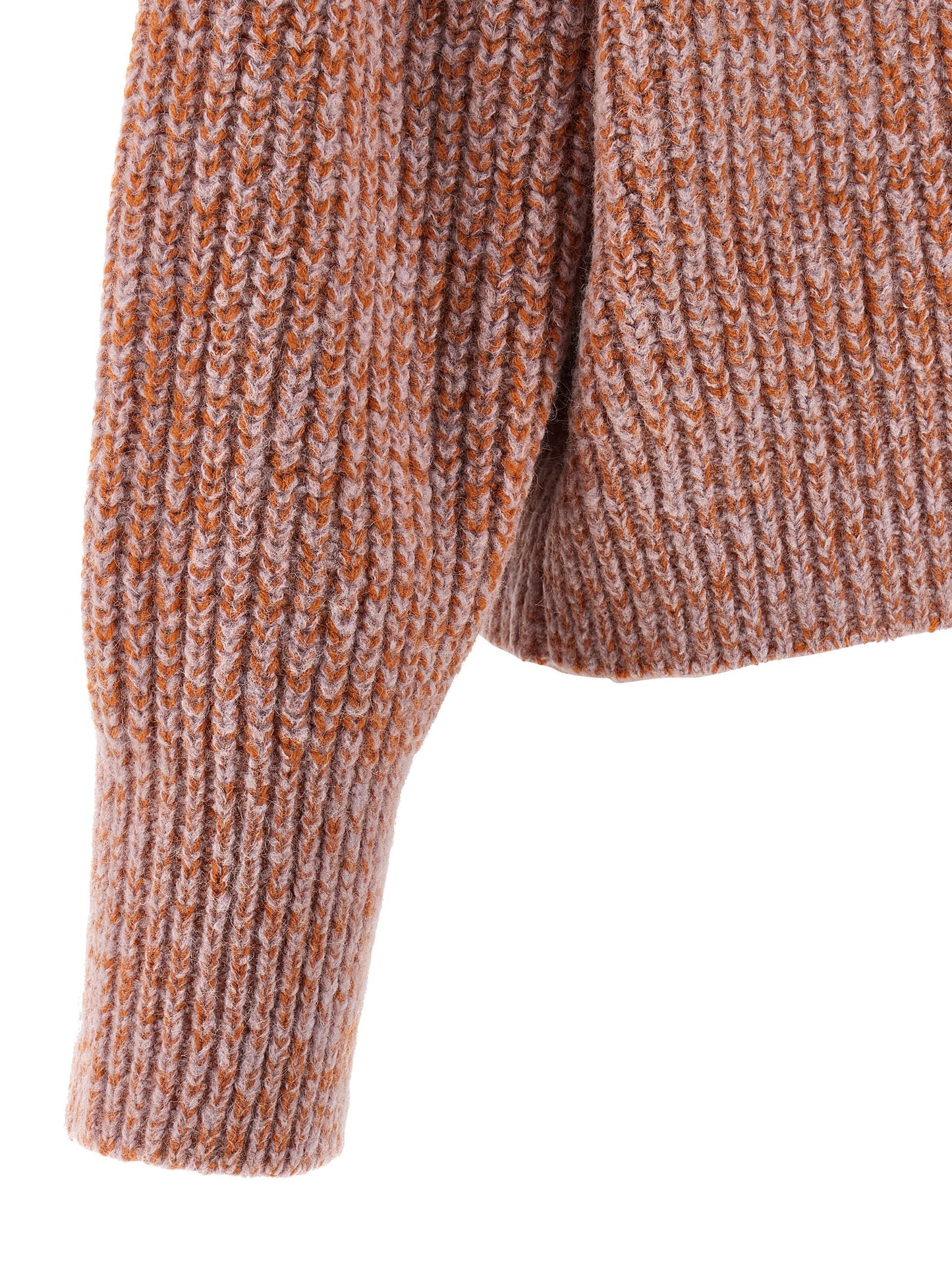Cardigan by Dries Van Noten for women in alpaca wool & polyamide multicolor & pink features a dramatic silhouette, showcasing a sophisticated and dramatic detail for a timeless, premium look.