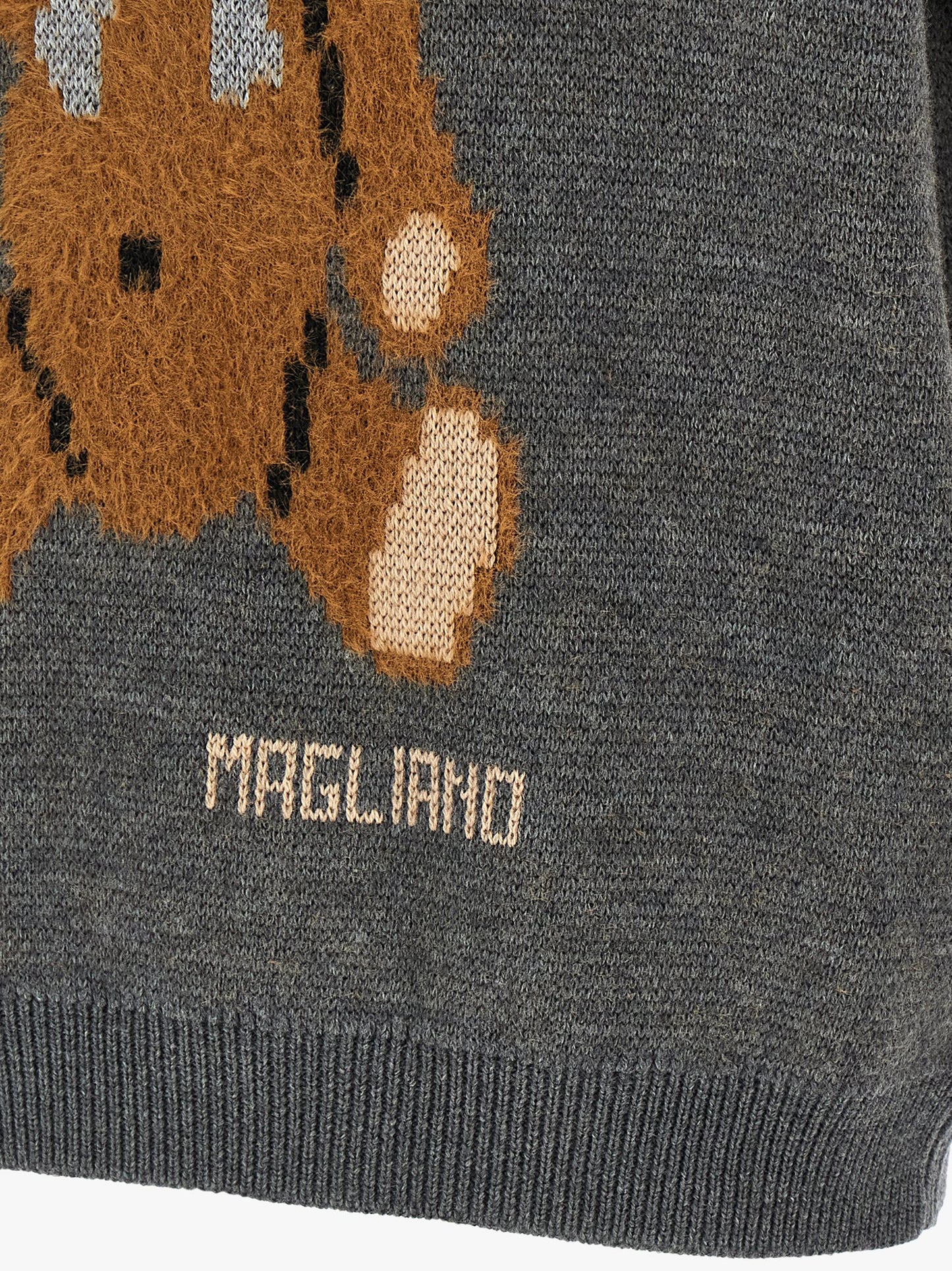 Sweatshirt by Magliano for men in polyamide wool gray & jacquard features a unrivaled silhouette with a refined and unrivaled detailing for a sophisticated look.